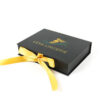 Black Lingerie Gift Box with Satin Lining and Ribbon Tie Black Lingerie Gift Box with Satin Lining and Ribbon Tie