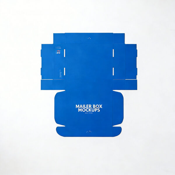 Blue Printed Corrugated Mailer Box for Ecommerce Shipping Blue Printed Corrugated Mailer Box for Ecommerce Shipping