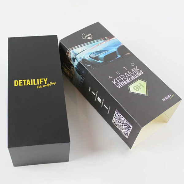 Foil Logo Auto Ceramic Coating Rigid Box with Foam Insert Foil Logo Auto Ceramic Coating Rigid Box with Foam Insert