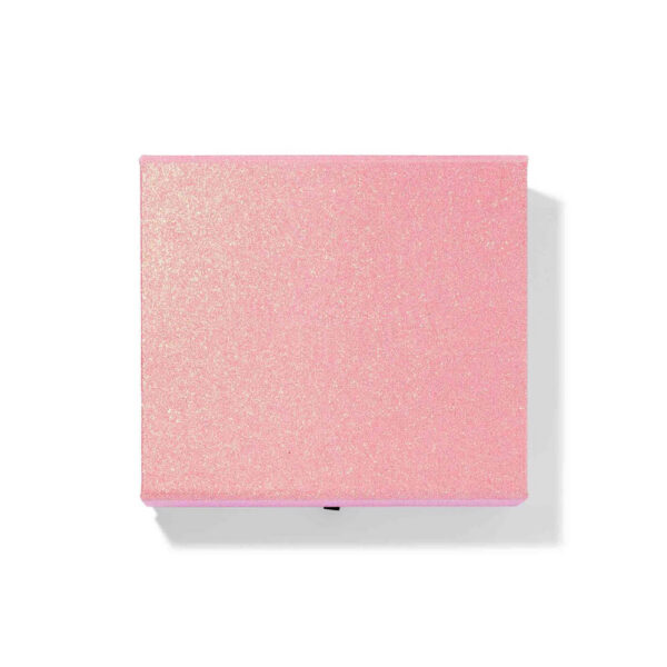 Glitter Pink Book-Style Cosmetic Gift Box with Pull Tab Glitter Pink Book-Style Cosmetic Gift Box with Pull Tab