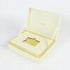Ivory VIP Card Rigid Presentation Box with Gold Foil Logo Ivory VIP Card Rigid Presentation Box with Gold Foil Logo