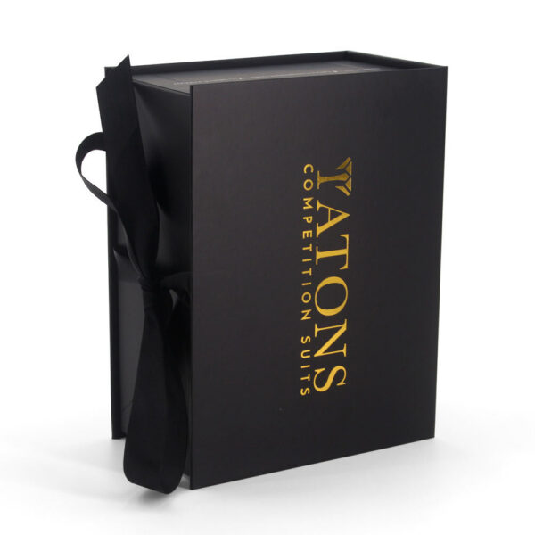 Luxury Rigid Apparel Gift Box with Satin Lining & Ribbon Luxury Rigid Apparel Gift Box with Satin Lining & Ribbon