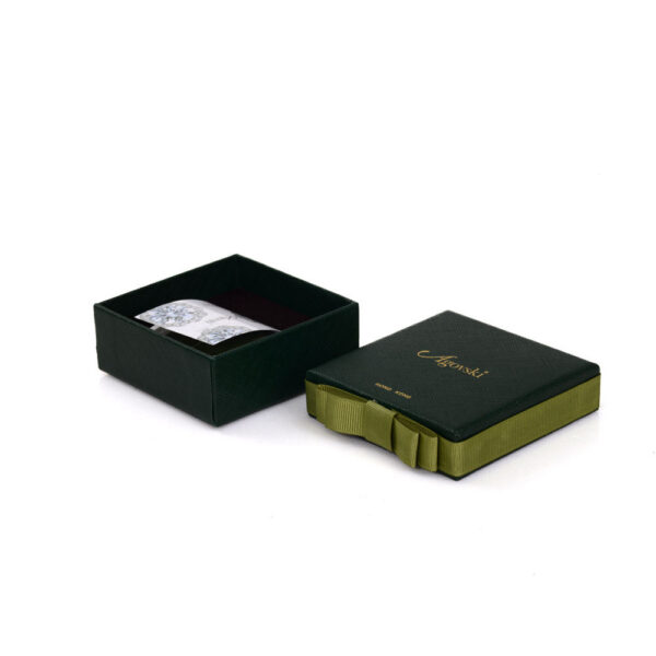 Luxury Rigid Jewelry Gift Box with Grosgrain Ribbon Luxury Rigid Jewelry Gift Box with Grosgrain Ribbon