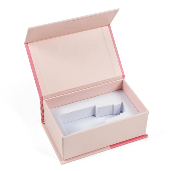 Pink Book-Style 30ml Body Oil Gift Box with Foam Insert Pink Book-Style 30ml Body Oil Gift Box with Foam Insert