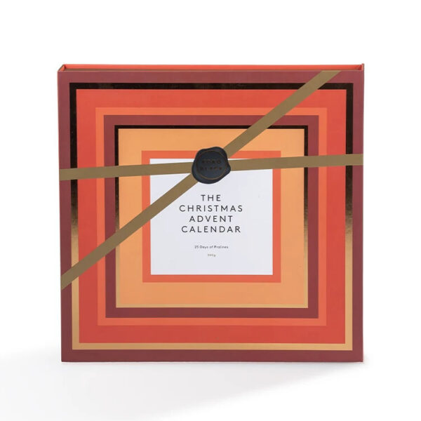 Printed Advent Calendar Chocolate Box with Blister Tray
