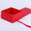 Red Collapsible Period Care Gift Box with Ribbon Closure Red Collapsible Period Care Gift Box with Ribbon Closure