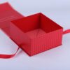 Red Collapsible Period Care Gift Box with Ribbon Closure Red Collapsible Period Care Gift Box with Ribbon Closure