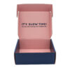 Retail-Ready Beauty Mailer Box with Pink Interior Print Retail-Ready Beauty Mailer Box with Pink Interior Print