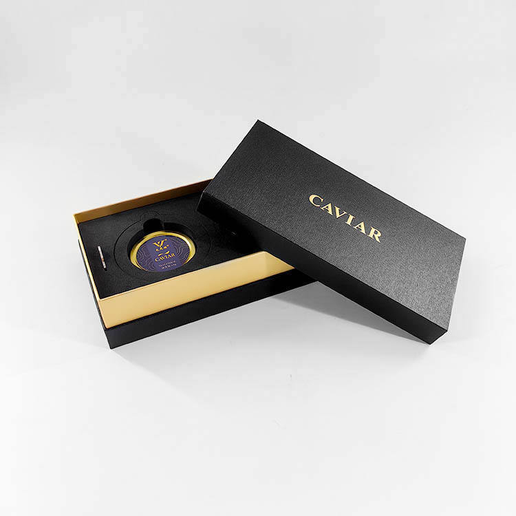Caviar – czarne pudełka reklamowe na zamówienie