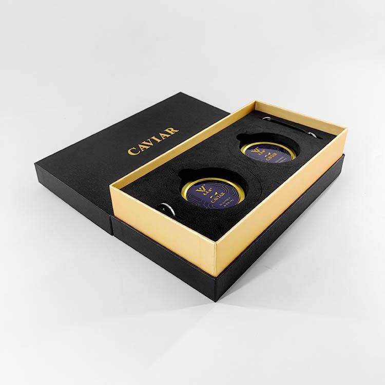 Caviar – czarne pudełka reklamowe na zamówienie