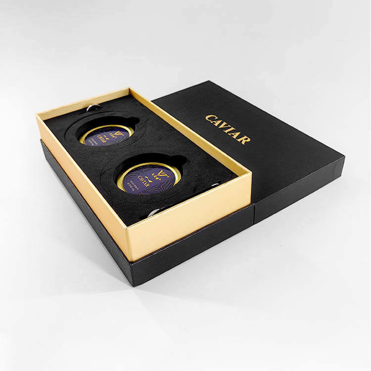 Caviar – czarne pudełka reklamowe na zamówienie