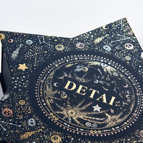 Navy star gift box with pull-out drawers